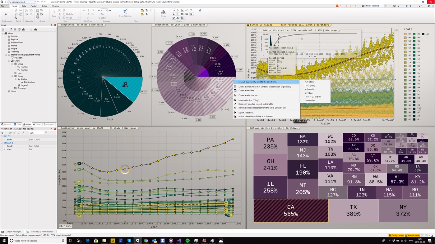 #9. Quantyl Discovery - Fast Data Visualization (Windows) Oleh: Quantyl technologies corp.