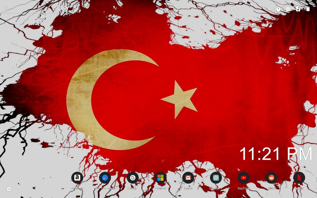 Turkey Flag Wallpaper New Tab