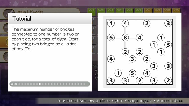 Puzzle by Nikoli W Hashiwokakero screenshot 3