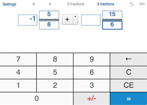 Fraction Calculator with Steps Screenshots 1