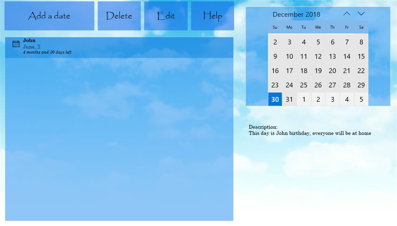 #3. DateRemember (Windows) Ved: EdCFong Developer