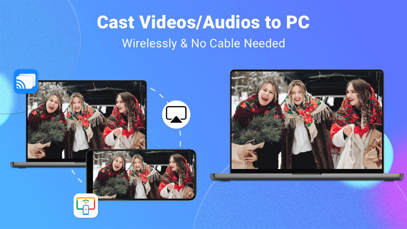 #4. SmartMirrorReceiver - Wireless Mirror & Cast to PC (Windows) di: 成都增强视图科技有限公司
