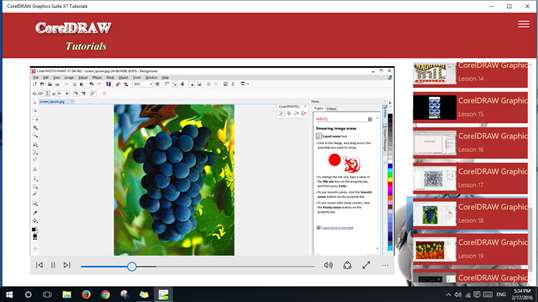 CorelDRAW Graphics Suite X7 Tutorials screenshot 3