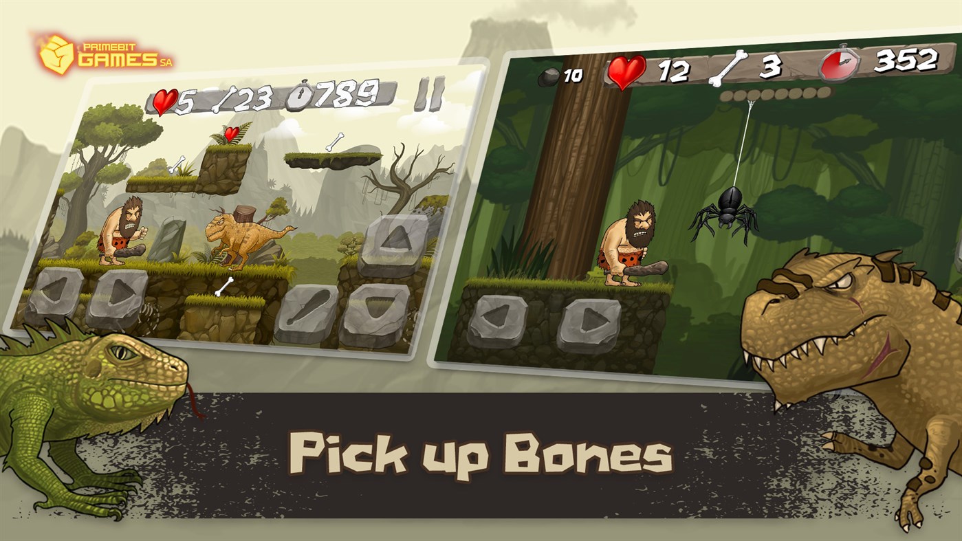 #8. Caveman Chuck: Prehistoric Adventure (Windows) 由: Prime Bit Games SA