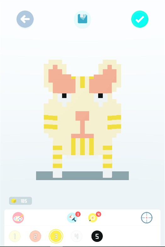 #1. Voxel Doodle - Color By Number 3D (Windows) 由: Free Puzzle Games Fan