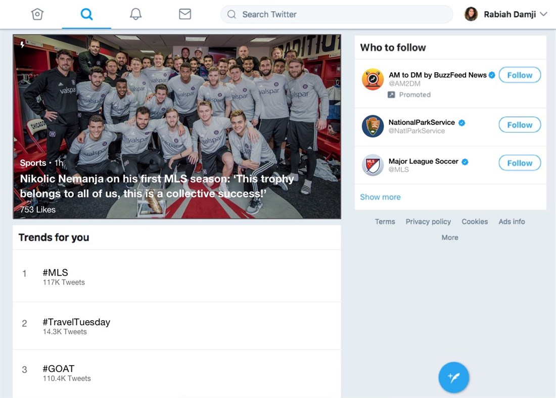 #3. Twitter (Windows) Göre: Twitter Inc.