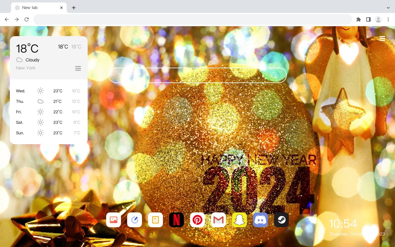 New Year 2024 Wallpaper HD HomePage