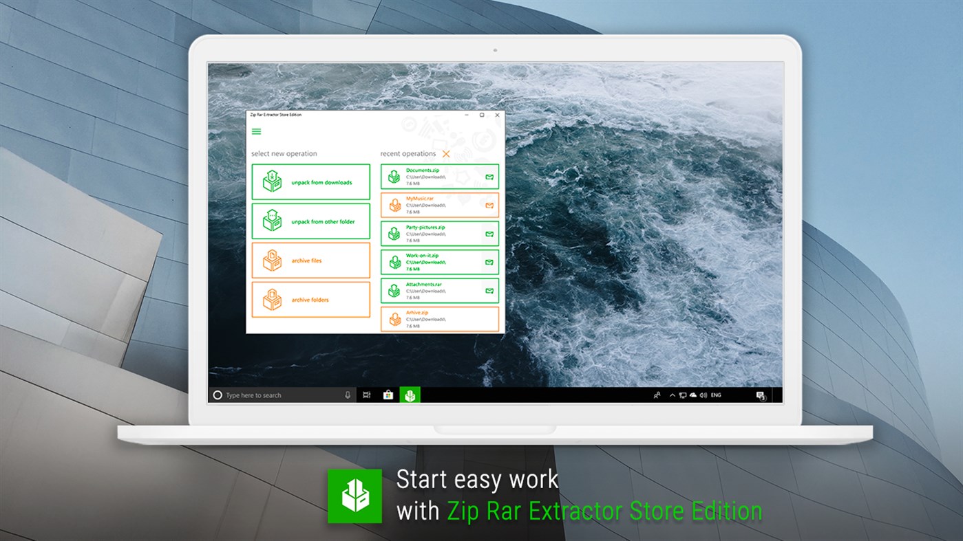 #5. Zip Rar Extractor Store Edition (Windows) Podle: Andrii Leshchinskiy