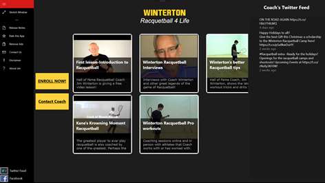 Winterton Racquetball 4 Life Screenshots 1