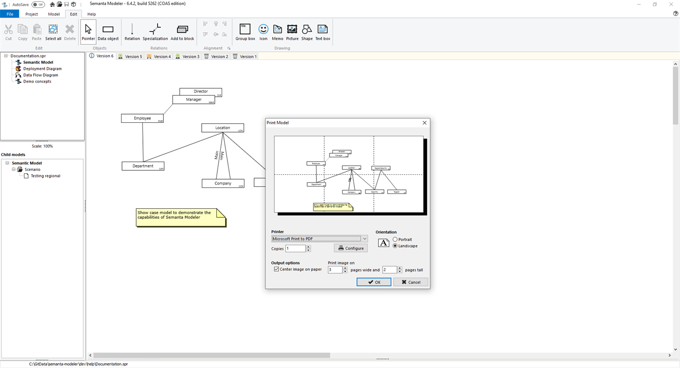 #8. Semanta Modeler (Windows) Door: COAS Software Systems BV