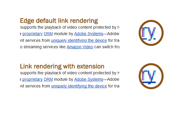 Restore previous underline rendering on links