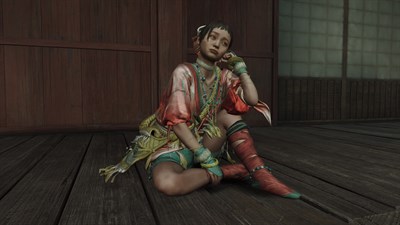 Onimusha: WotS - Наряд для Окуни: танец золотых рыбок — скриншот 3