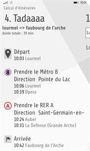 Paris Transports horaires screenshot 6