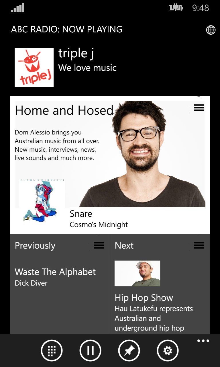 ABC Radio for Windows 10 Mobile