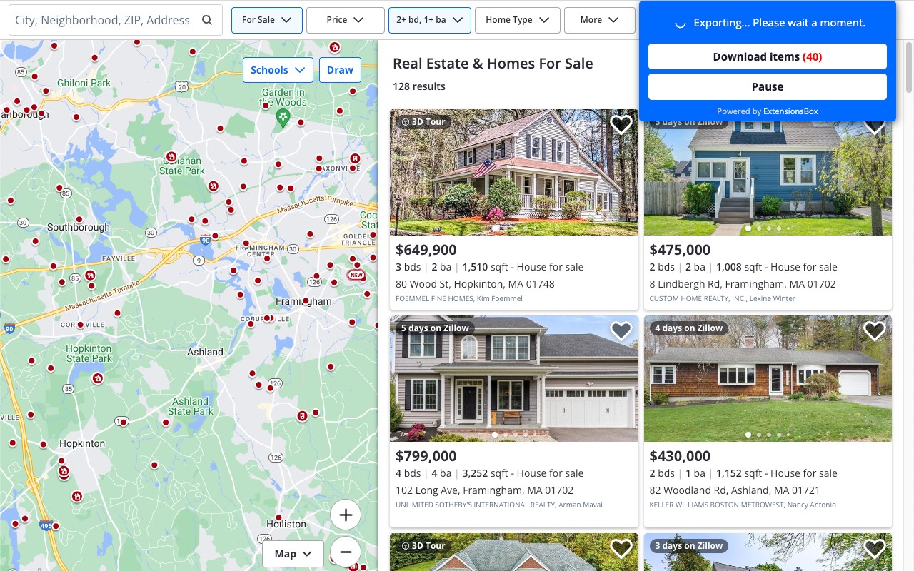 Zillow Data Scraper - Extract Real Estate