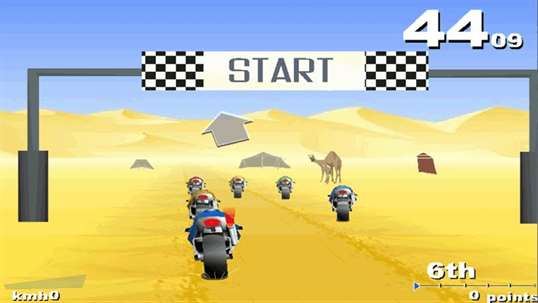 Crazy Racing Moto screenshot 1