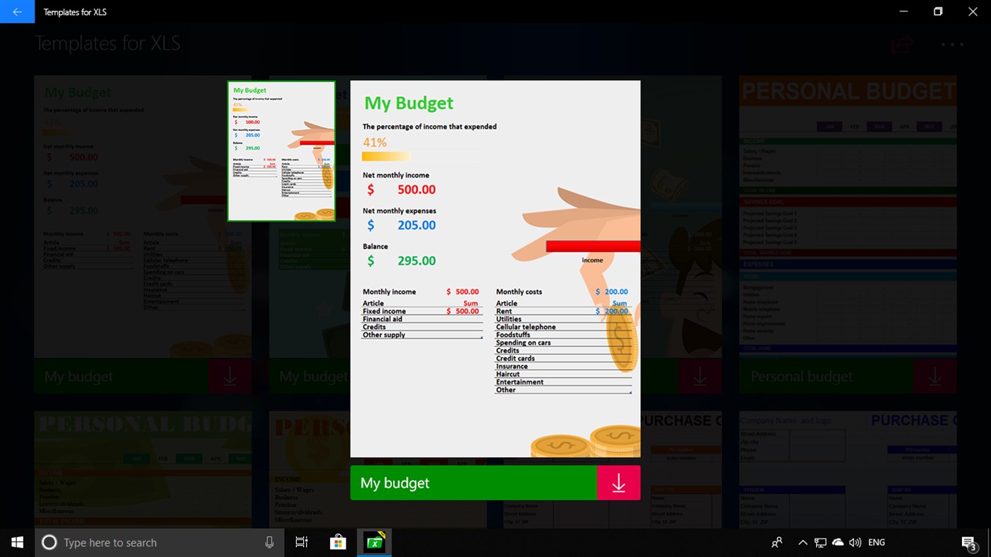 #3. Templates for XLS (Windows) Által: Yellow Elephant Productions