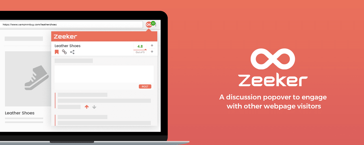 Zeeker: On-site Discussions, Simplified marquee promo image