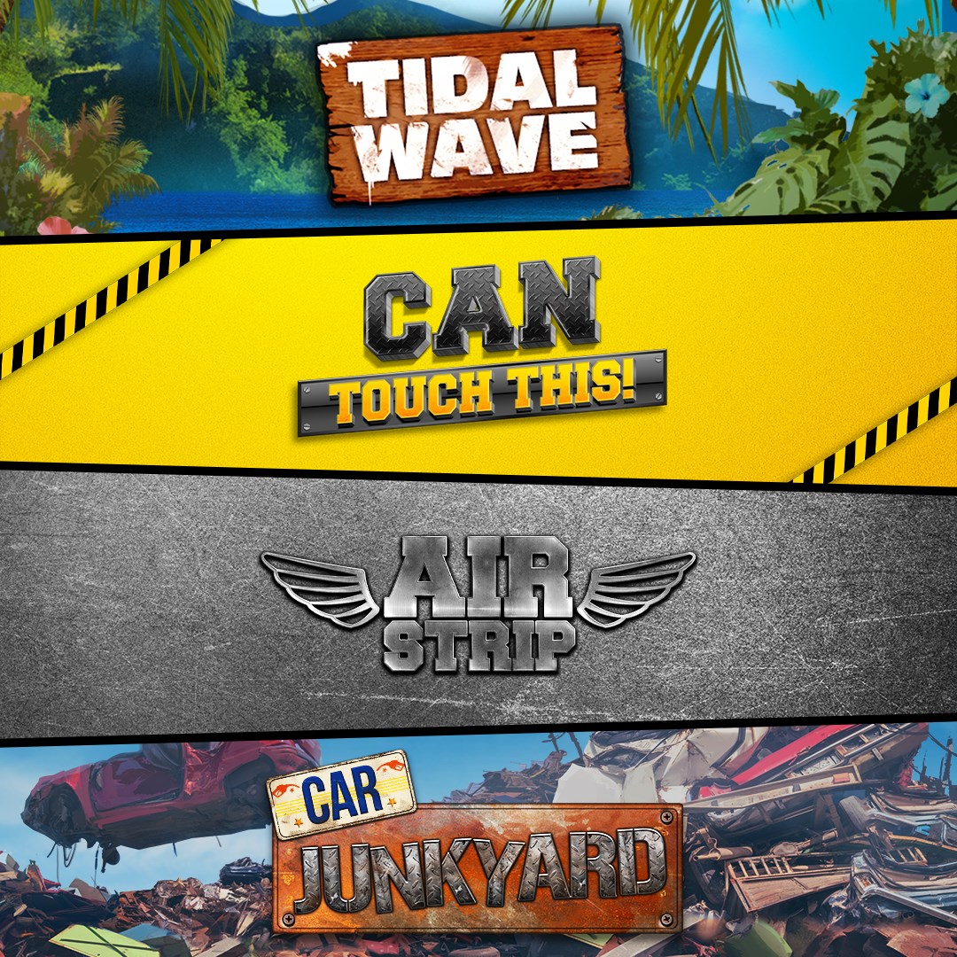 AirStrip DLC + Can Touch This DLC+ Tidal Wave DLC + Junkyard DLC Bundle