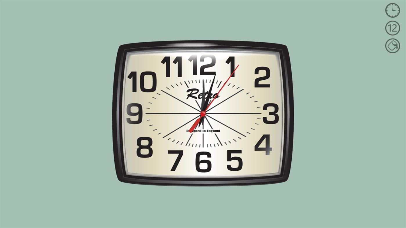 #5. Wall Clock HD (Windows) By: Kurt Dowswell