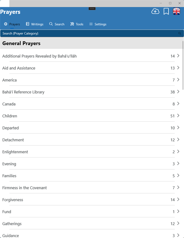 #2. Baha'i Prayers, Writings and Tools (Windows) De: Ian Vink