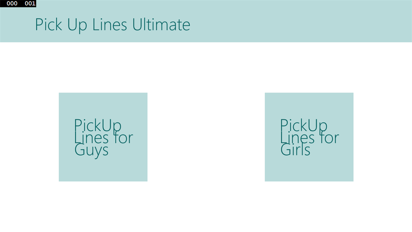 #3. Pick Up Lines Ultimate (Windows) By: Jayuby Technologies