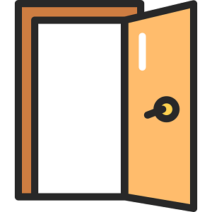 Fireproof door icon