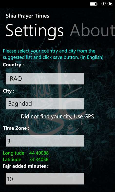 Shia Prayer Times Screenshots 2