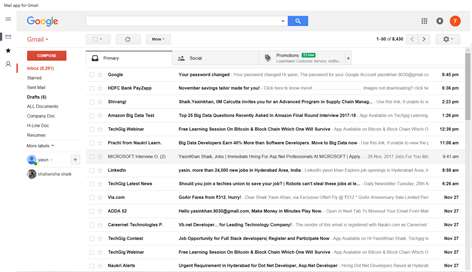 Mail app for Gmail Screenshots 1