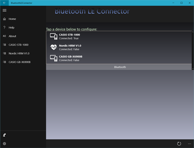Bluetooth LE Connector - PC - (Windows)