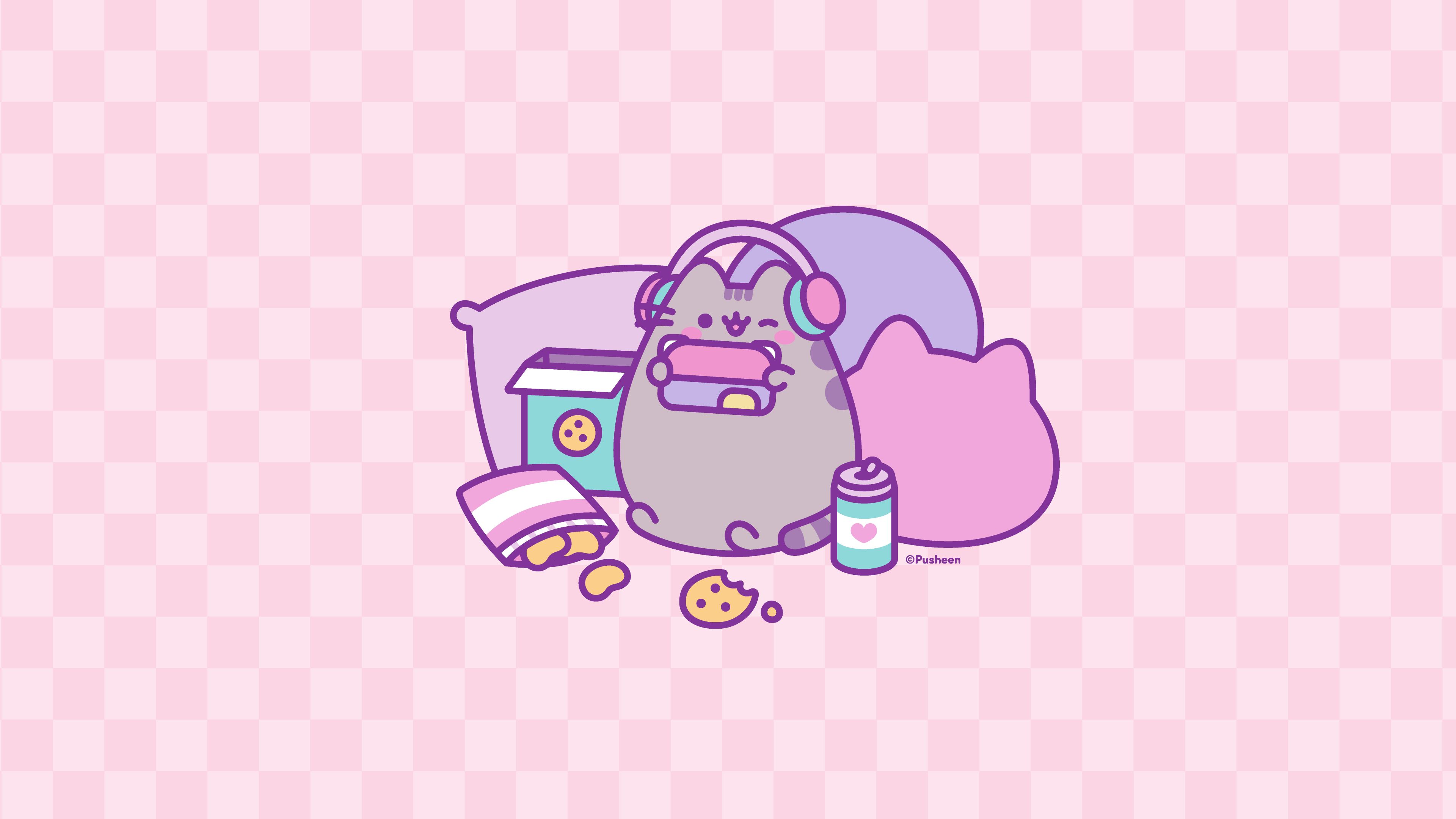 Pusheen Gamer Official Theme screenshot