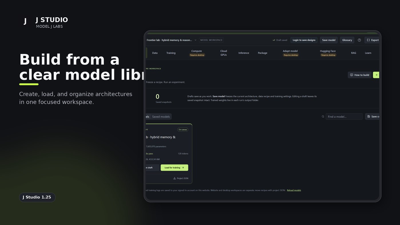 #1. J Studio (Windows) Oleh: model J Labs
