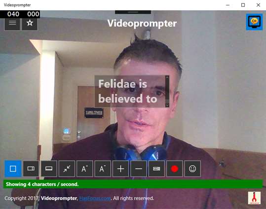 Videoprompter screenshot 4
