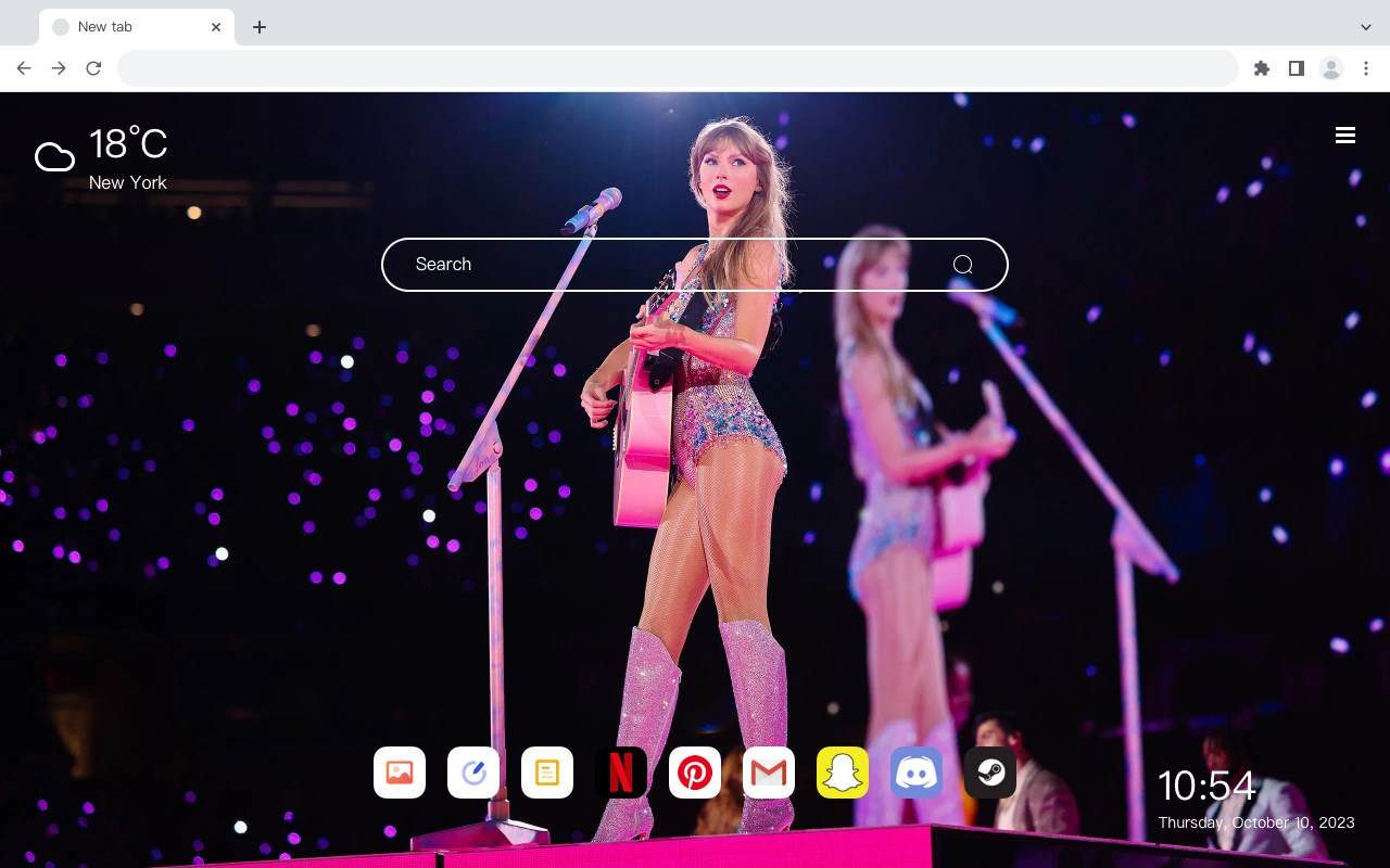 Taylor Swift The Eras Tour HomePage