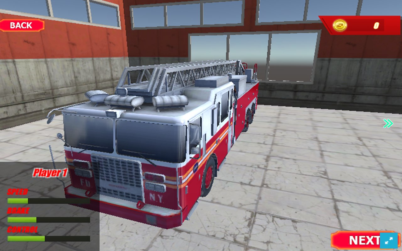 Real Truck Fire Drive Sim