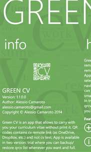 Green CV screenshot 7