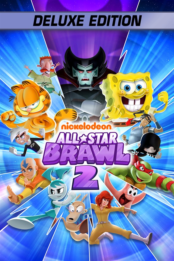 Nickelodeon All-Star Brawl 2 Deluxe Edition Xbox Series X|S and Xbox One cover art