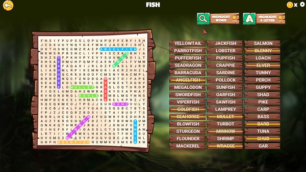 Hidden Words Puzzles : PC — 10