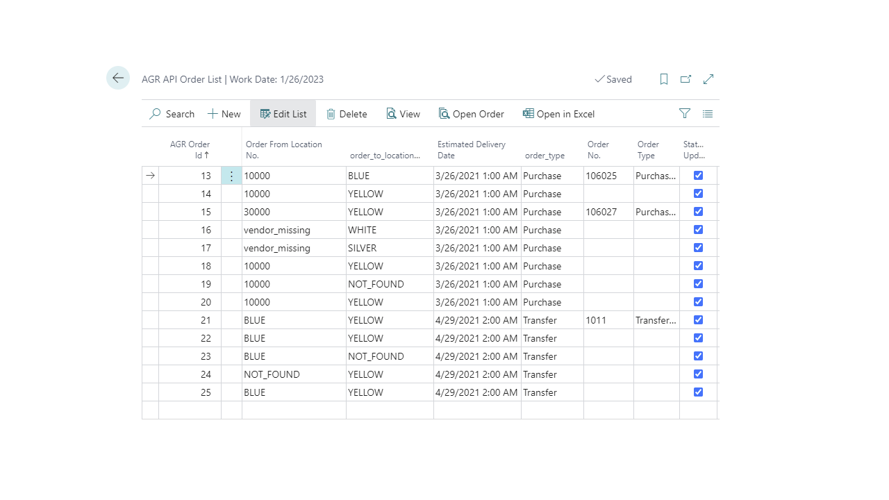 Snapshot 2 of AGR Data Integrator