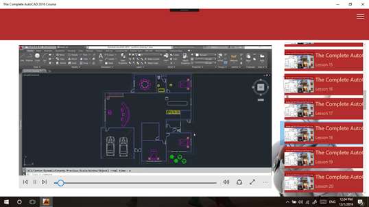 The Complete AutoCAD 2016 Course screenshot 3