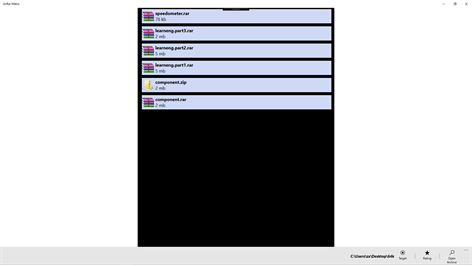 UnRar Metro Screenshots 1
