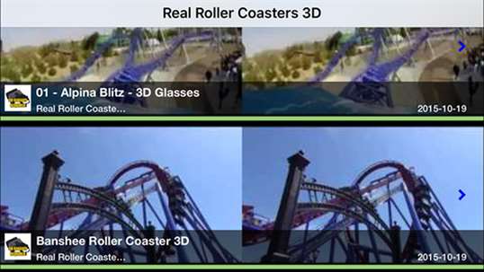 Roller Coasters for Real - 3D Stereo Glasses screenshot 1