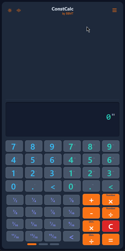 ConstCalc screenshot