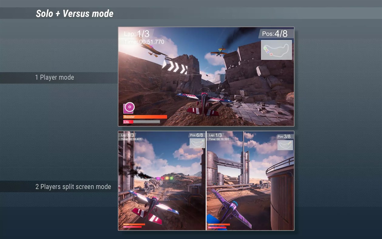 #4. Fighter Aircraft Race (Local 2 Player) (Xbox) 由: Skyward Studios