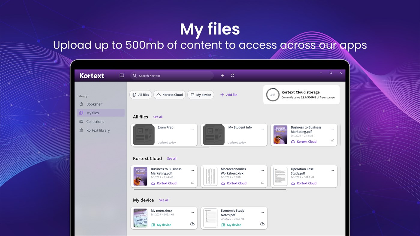 #4. Kortext (Windows) Ved: Kortext