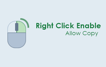 Right Click Enable - Allow Copy small promo image