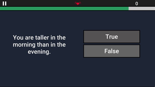 General Quiz - True OR False — 4
