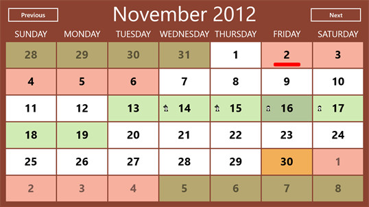 Menstrual Calendar screenshot 5