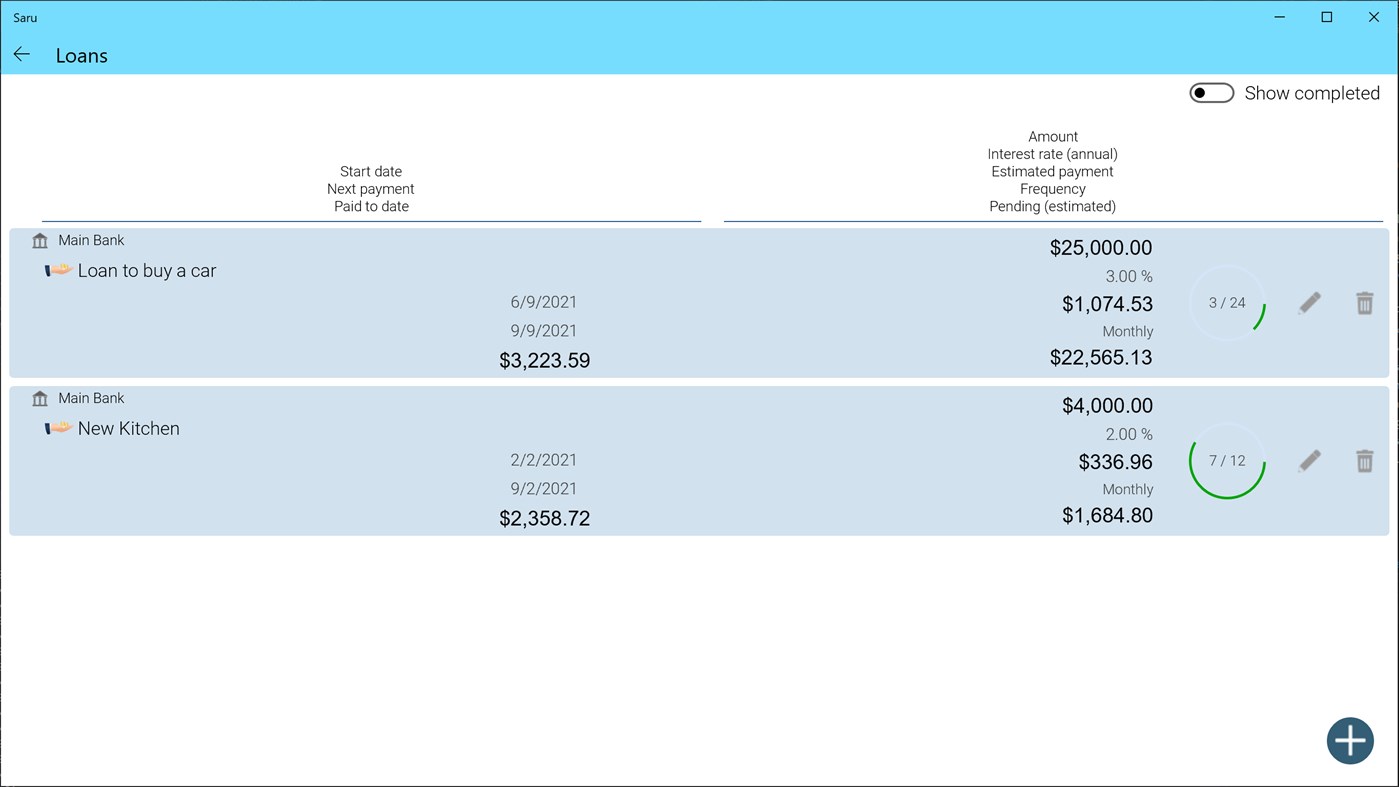 #5. Saru - Money and expenses (Windows) By: DRossoft
