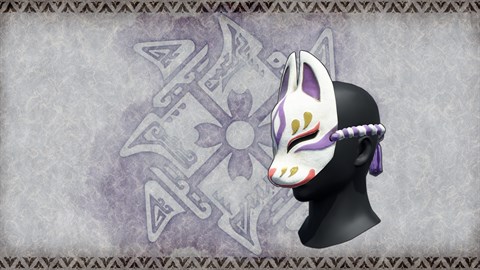Pieza de armadura superpuesta de cazador "Máscara de zorro"